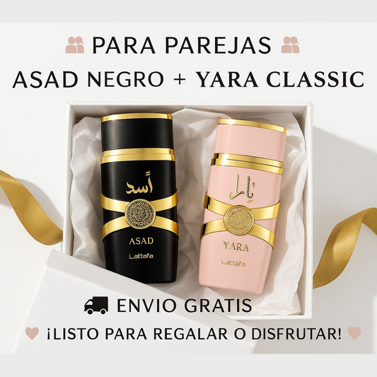 💑 SET PARA PAREJAS | Lataffa ASAD men + YARA CLASIC 100ml