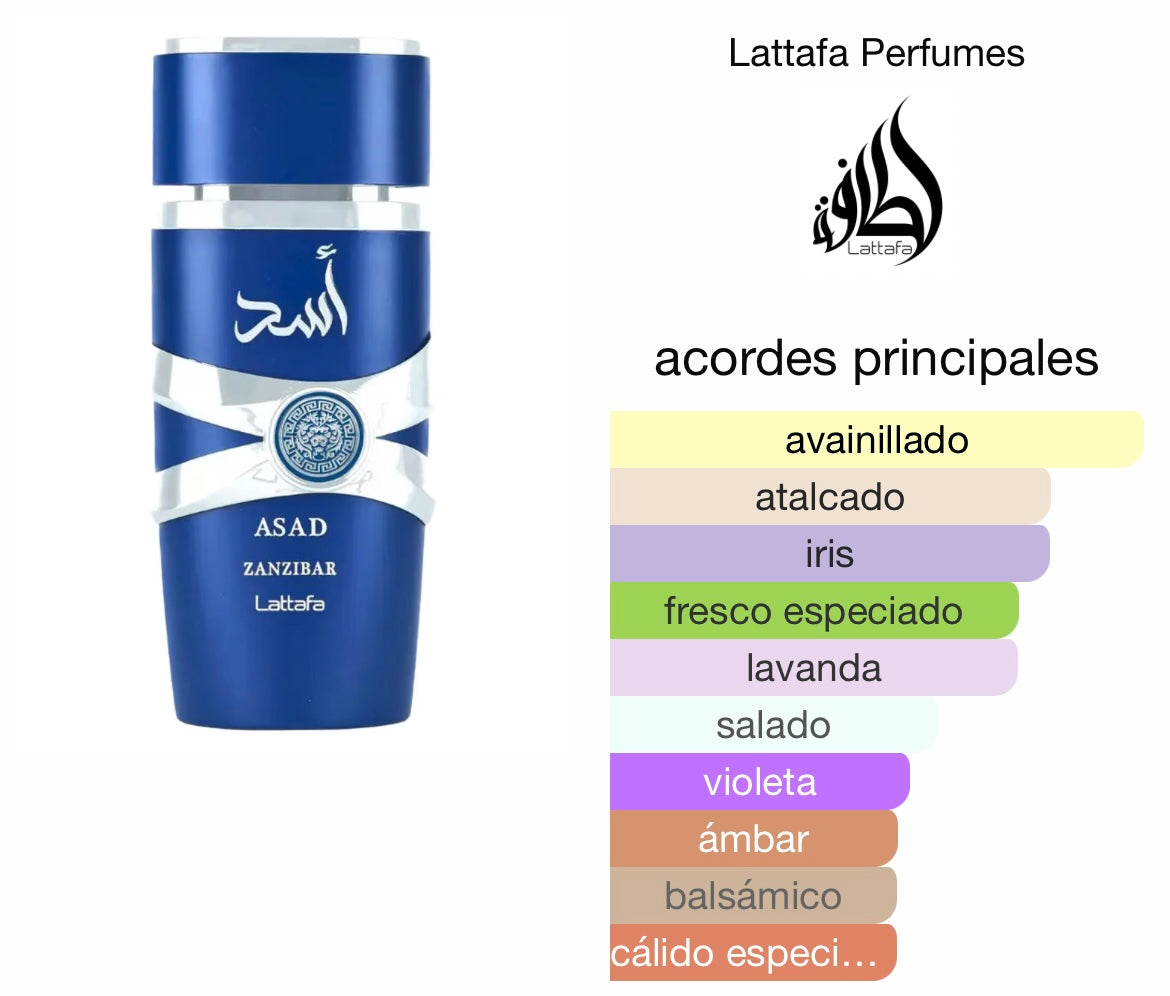 2x1 | Perfumes Árabes Originales: ASAD EDP + ASAD Zanzibar 100ml | ENVÍO GRATIS
