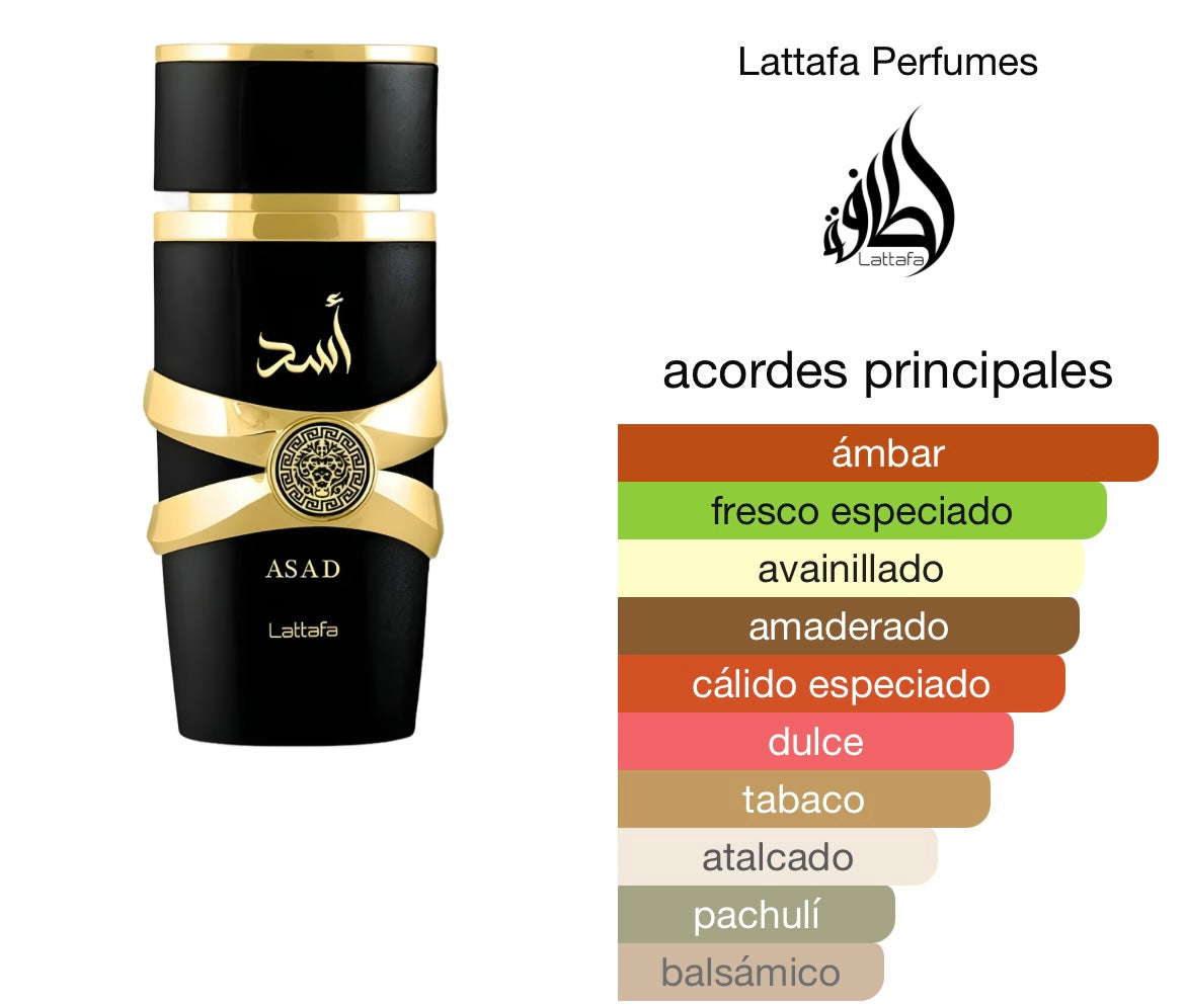 2x1 | Perfumes Árabes Originales: ASAD EDP + ASAD Zanzibar 100ml | ENVÍO GRATIS