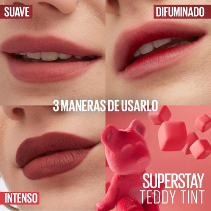 Labiales Maybelline Teddy Tint: 6 tonos