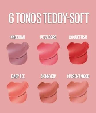 Labiales Maybelline Teddy Tint: 6 tonos